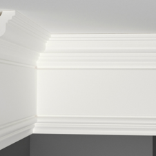 Плинтус потолочный Decomaster D214