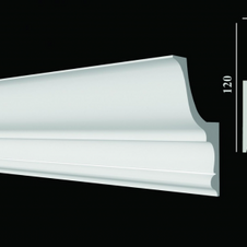 Плинтус потолочный DECOR-DIZAYN DD509