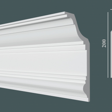 Плинтус потолочный DECOR-DIZAYN DD513
