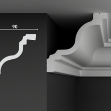Плинтус потолочный DECOSTAR SK-56