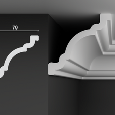 Плинтус потолочный DECOSTAR SK-58