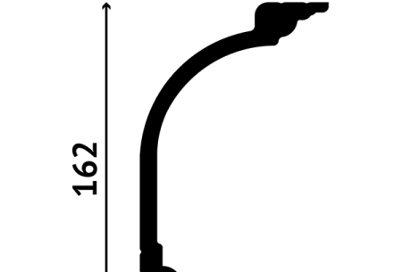 Плинтус потолочный DECOSTAR SK-60 - 1