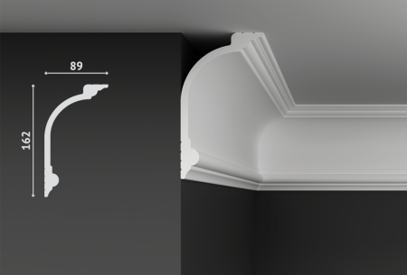 Плинтус потолочный DECOSTAR SK-60