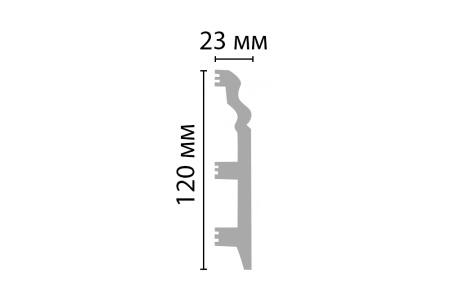 Плинтус Decomaster D233 - 1