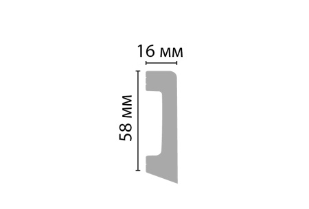 Плинтус Decomaster D234 - 1