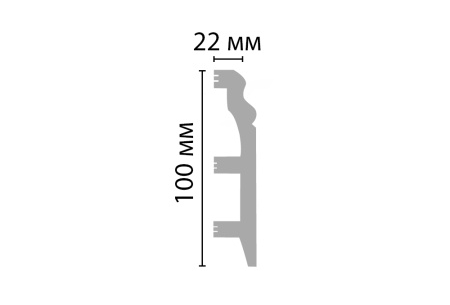 Плинтус Decomaster D231 - 1