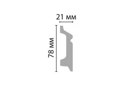 Плинтус Decomaster D122 - 1